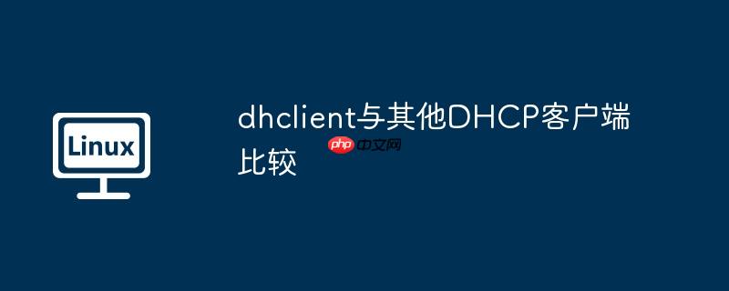 dhclient与其他dhcp客户端比较