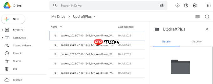 如何将 WordPress 网站备份到 Google Drive（免费且简单）
