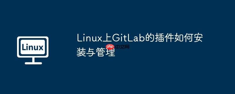 linux上gitlab的插件如何安装与管理