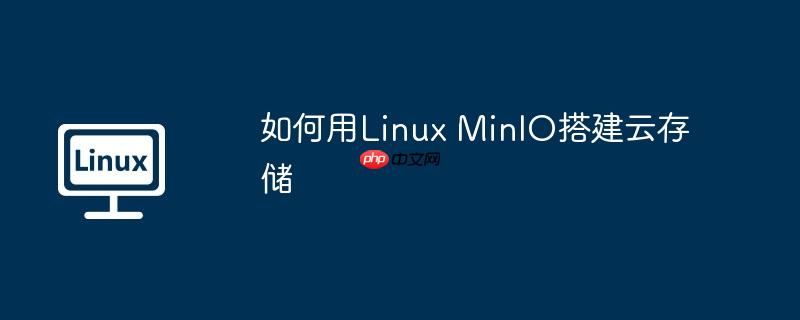 如何用linux minio搭建云存储
