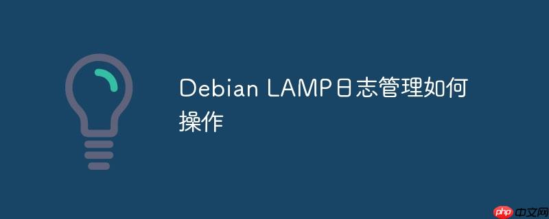 debian lamp日志管理如何操作